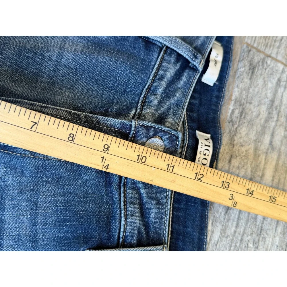 Vigoss Flare Jeans Plus size 16 Stretch Mid Rise Denim P00947A‎ Western Jean